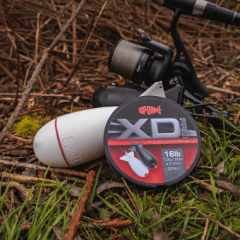 Плетеная леска Spomb XD Pro Braid Grey 300m